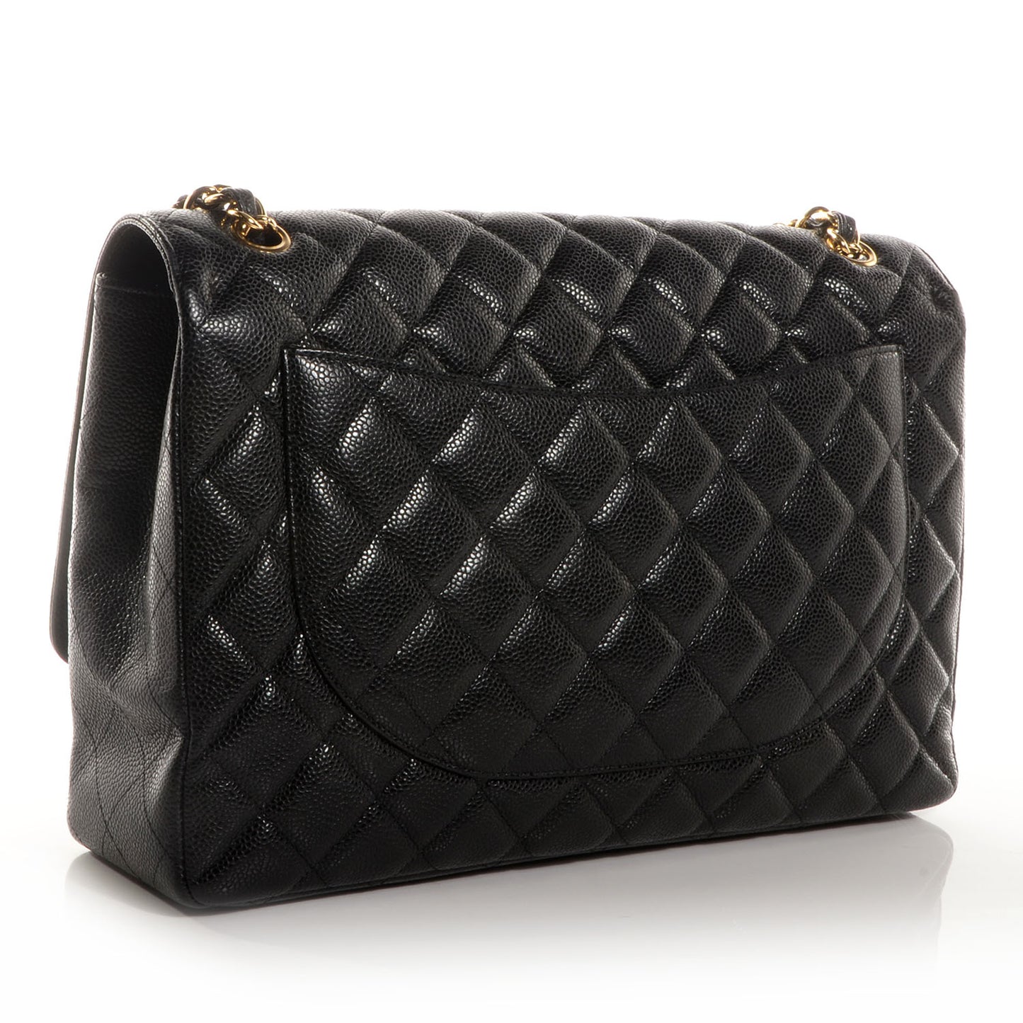 Caviar Maxi Single Flap Black