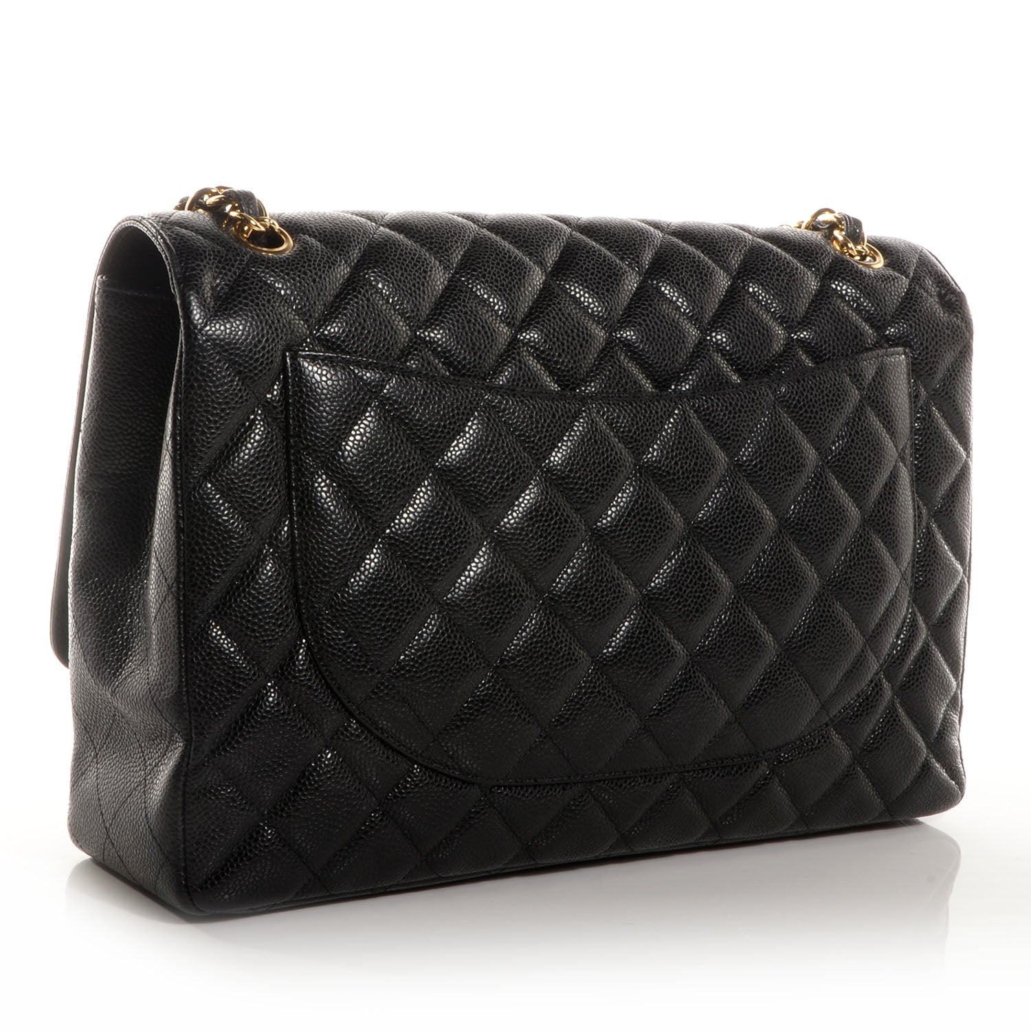 Chanel Caviar Maxi Single Flap Black 4 of 9