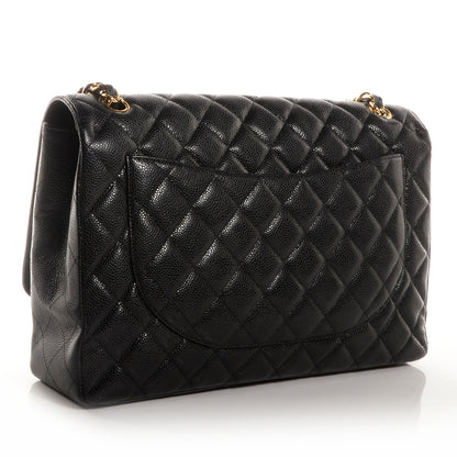 Chanel Caviar Maxi Single Flap Black 4 of 9
