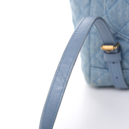 Chanel Washed Denim Quilted Small Urban Spirit Backpack Light Blue 13 of 16
