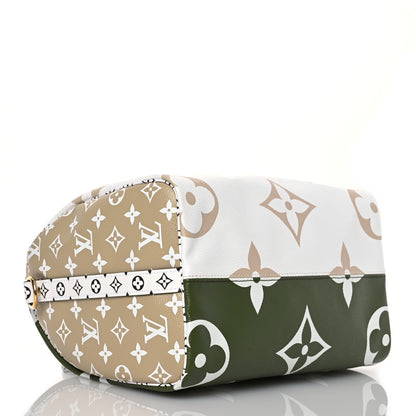 Louis Vuitton Monogram Giant Speedy Bandouliere 30 Kaki Beige 4 of 14