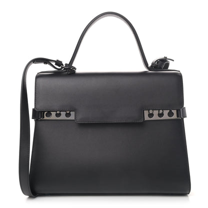 Delvaux Smooth Calfskin GM Tempete Satchel Black 1 of 5