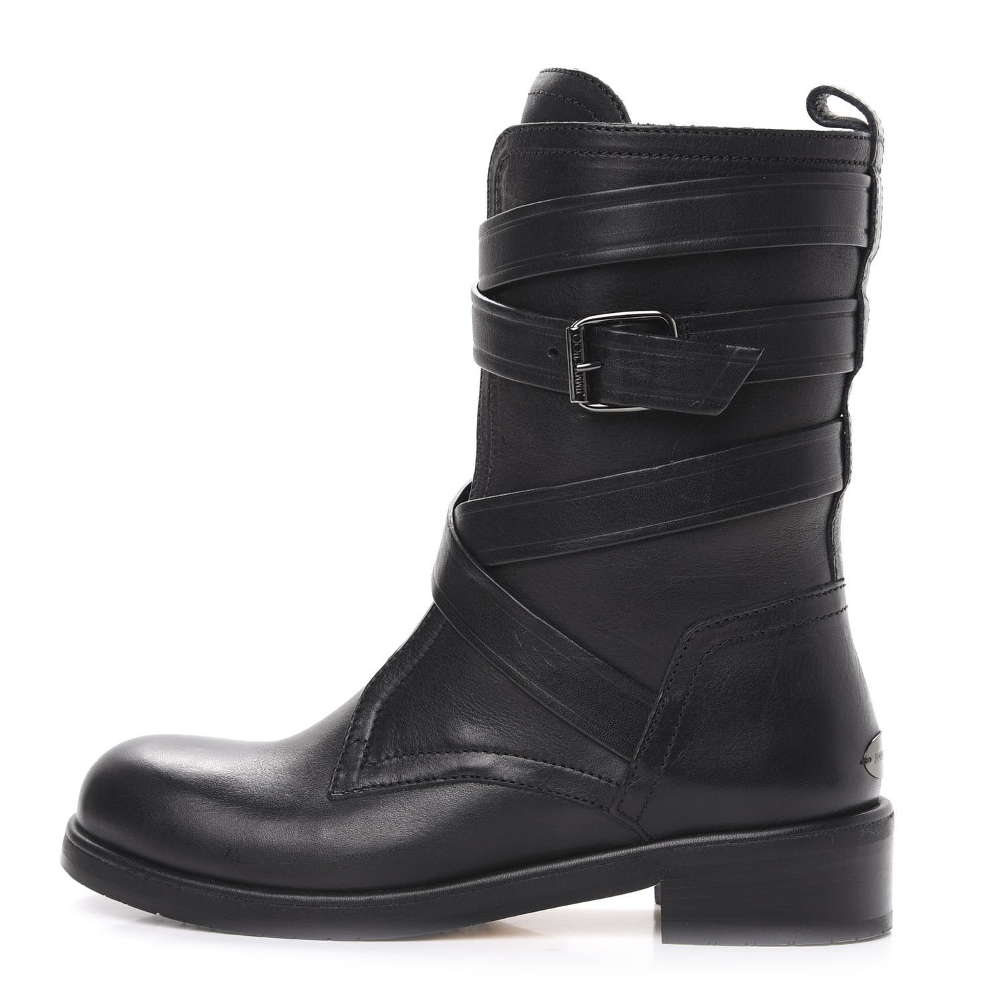 Grainy Calfskin Dalston Boots 35.5 Black