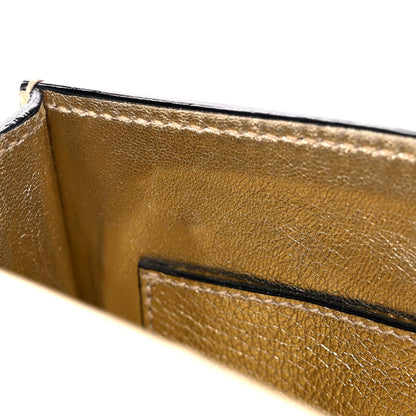 Miu Miu Metallic Goatskin Madras Top Handle Bag Gold 11 of 11