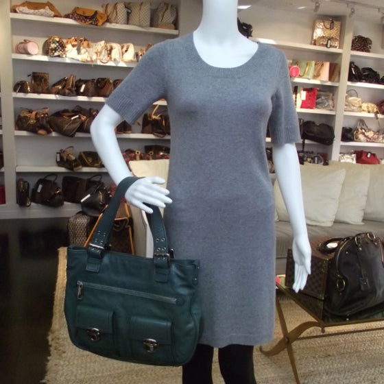 Marc Jacobs Leather Stella Dark Green 2 of 9
