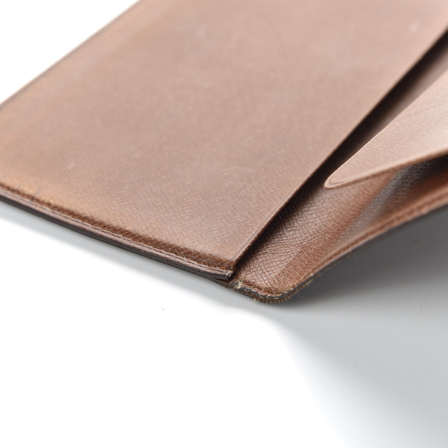 Monogram Simple Checkbook Holder Wallet Cover