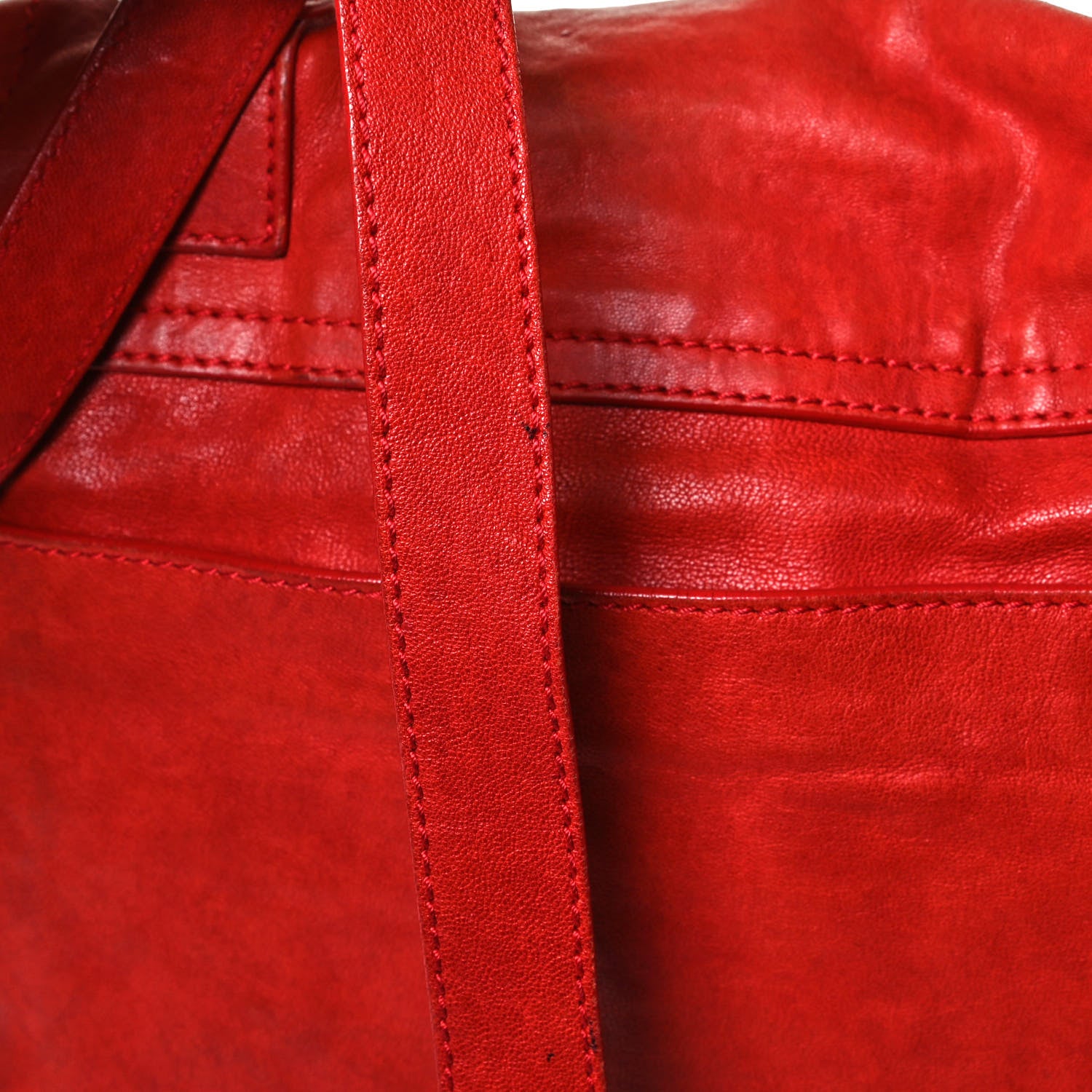 Proenza Schouler Lambskin PS1 Extra Large Satchel Lipstick Red 27 of 41