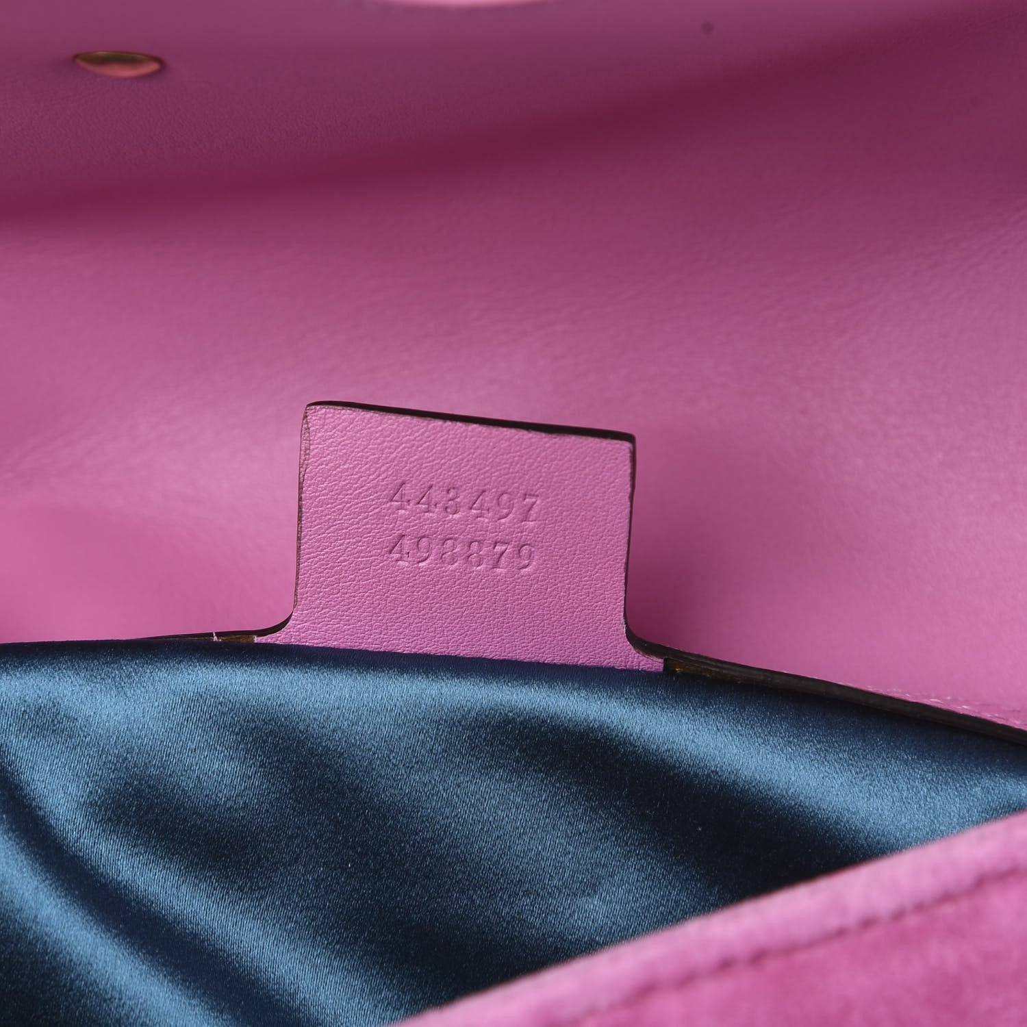 Gucci Velvet Matelasse Marquise Crystals Embroidered Small GG Marmont Shoulder Bag Malva 7 of 10