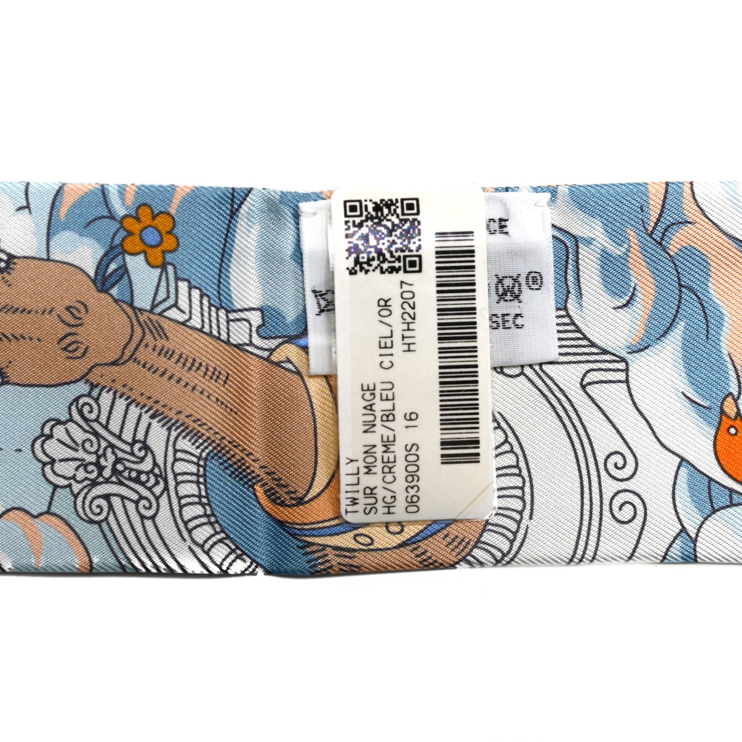 Silk Sur Mon Nuage Twilly Creme Bleu Ciel Orange