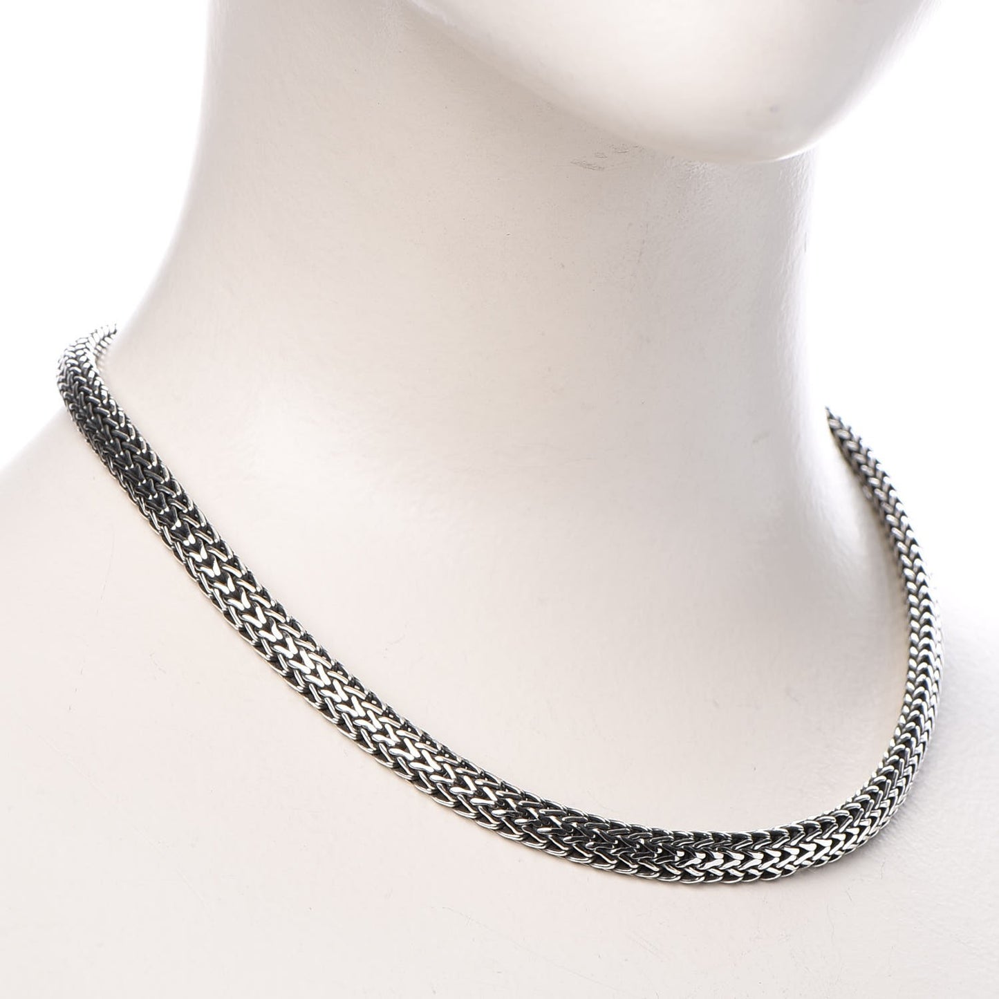 Sterling Silver 18K Yellow Gold Dot Classic Chain Necklace