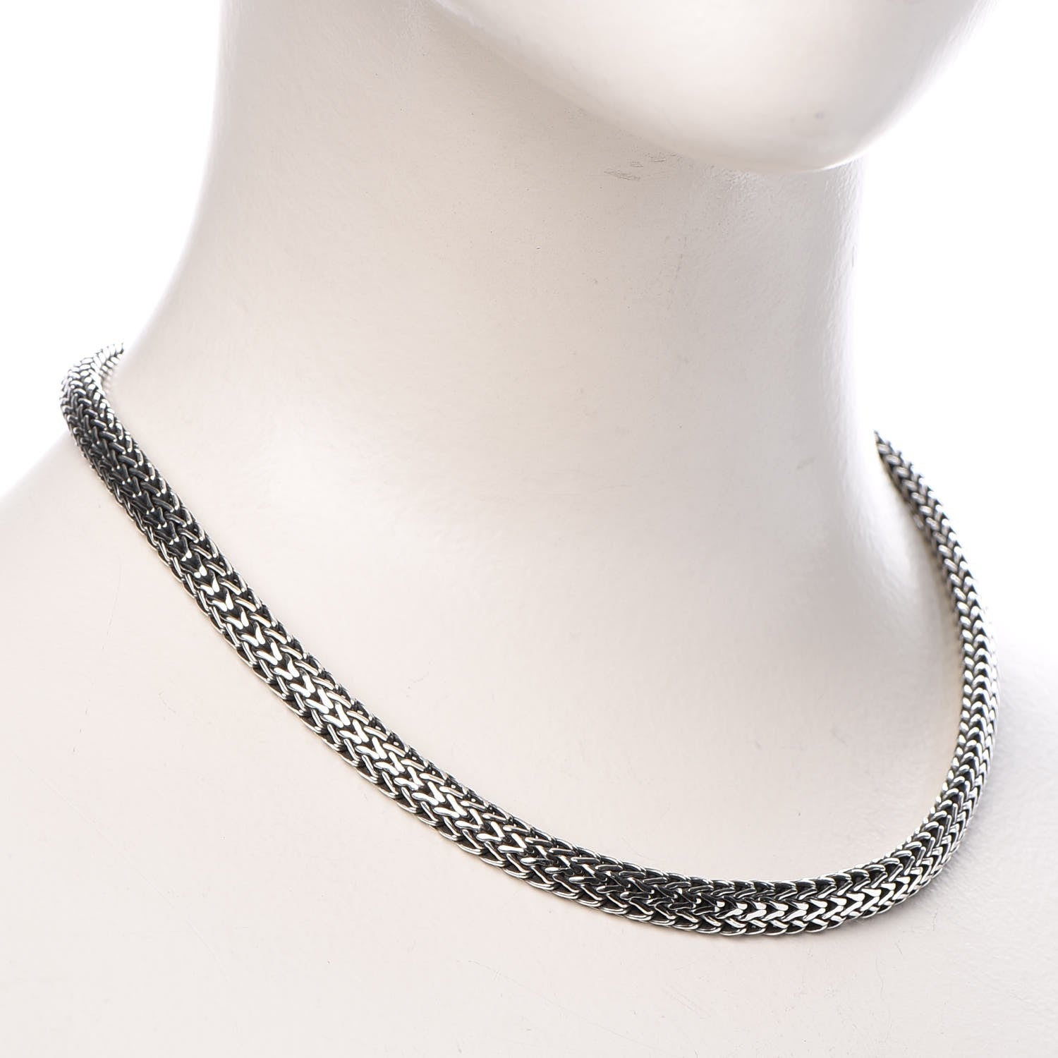 John Hardy Sterling Silver 18K Yellow Gold Dot Classic Chain Necklace 2 of 7