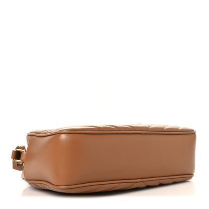 Saint Laurent Calfskin Matelasse Monogram Lou Camera Bag Cinnamon 4 of 10