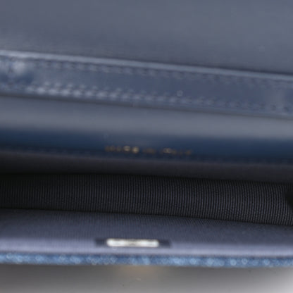 Chanel Denim Printed Belt Bag Dark Blue 4 of 11