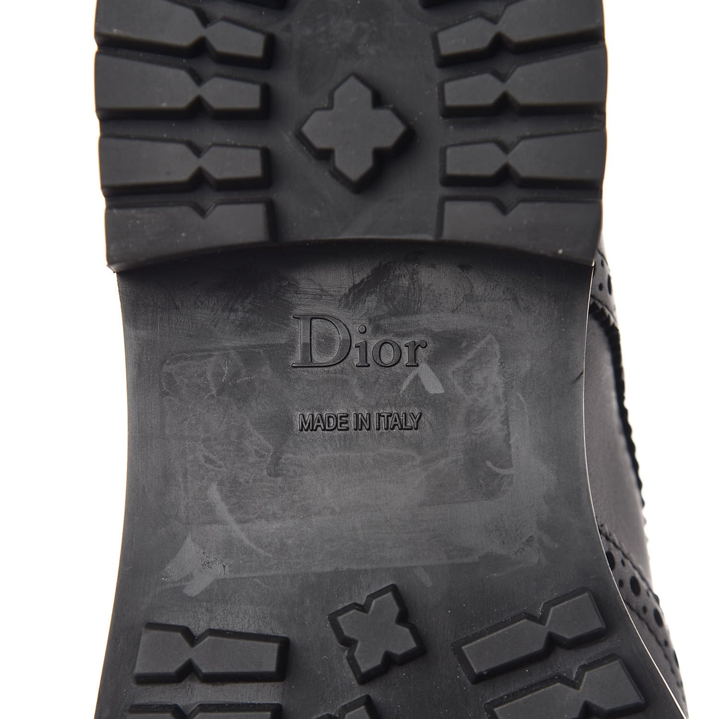 Calfskin Diorunit Low Boot 37 Black