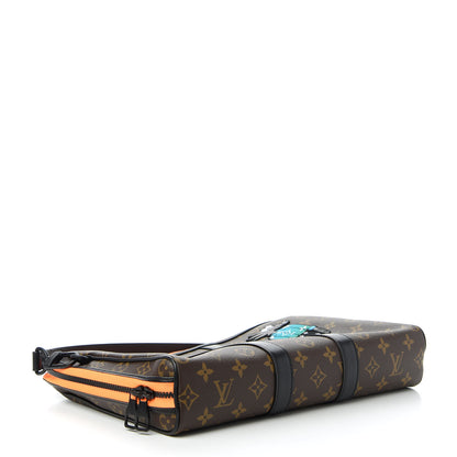 Louis Vuitton Monogram Embroidered Cartoon LV Friends Keepall Pouch 4 of 10