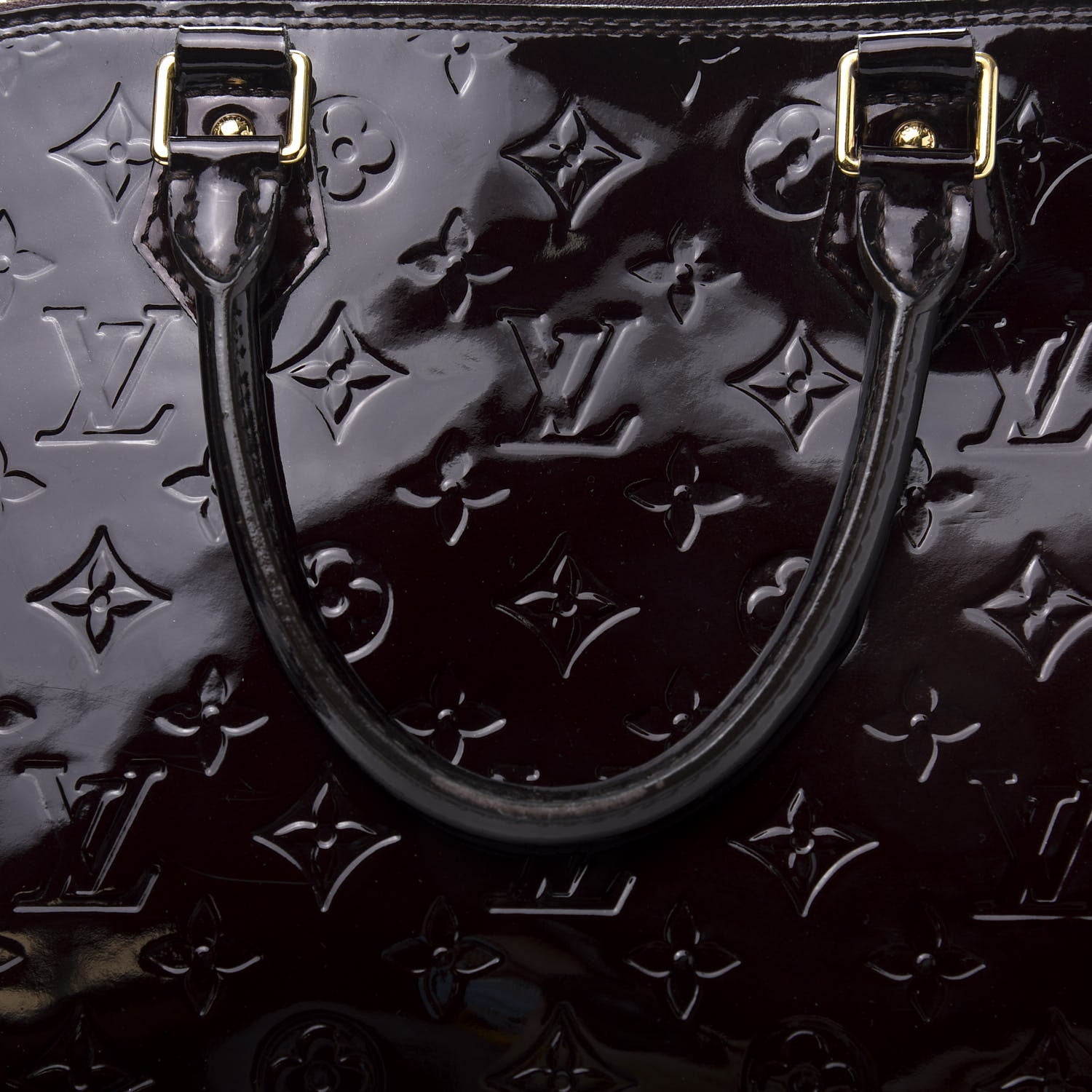 Louis Vuitton Vernis Alma GM Amarante 16 of 16