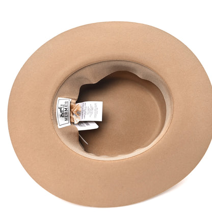 Hermes Rabbit Felt Hampton Hat 57 Beige Camel 7 of 9