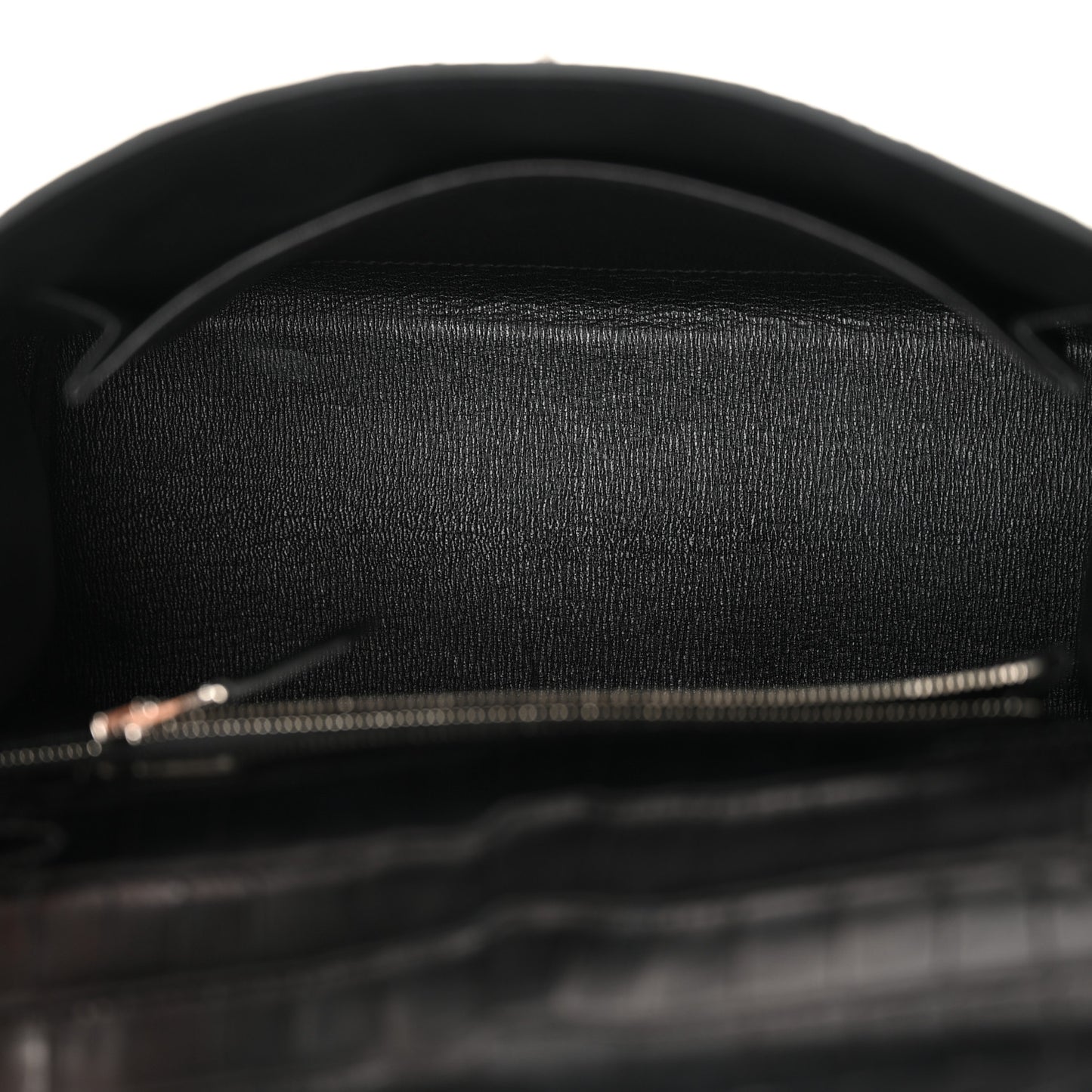 Matte Alligator Kelly Retourne 25 Black