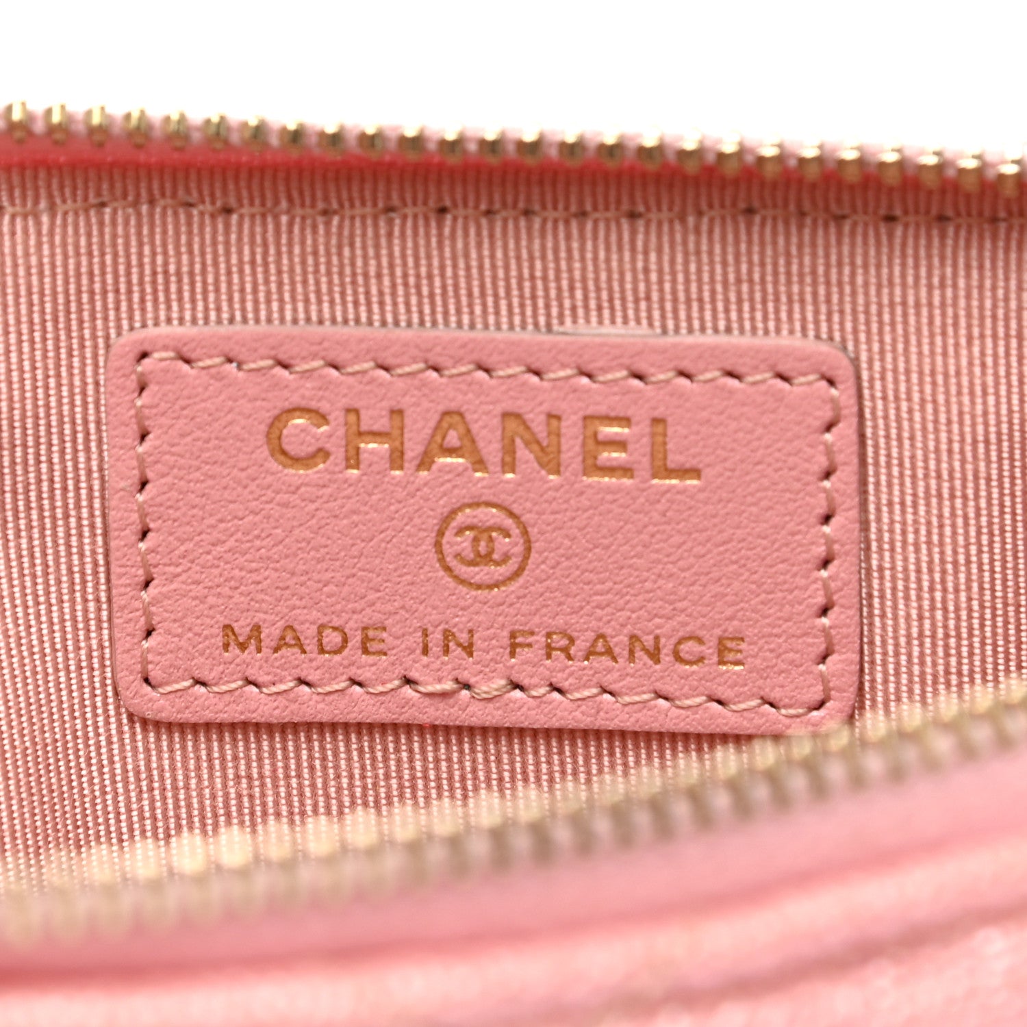 Chanel Iridescent Caviar Quilted Classic iPhone Pouch Rose Pink 6 of 8