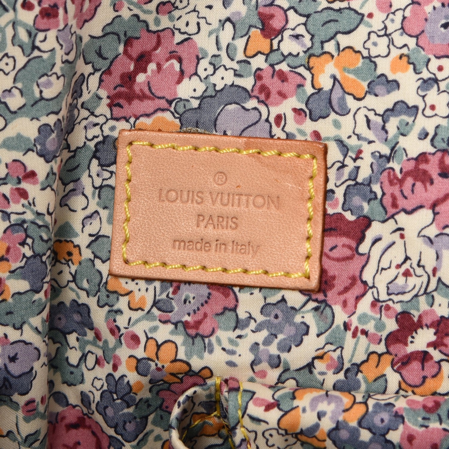 Louis Vuitton Denim Patchwork Cabby Tote Blue 6 of 10