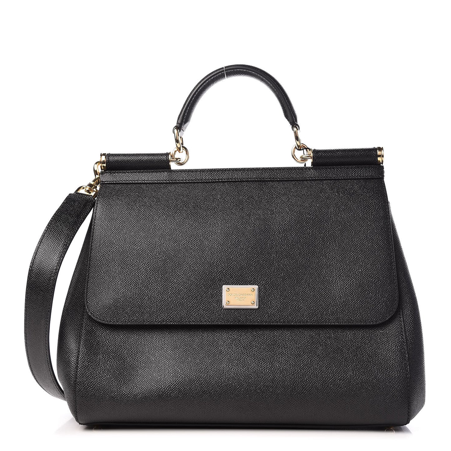 Dauphine Large Miss Sicily Satchel Black