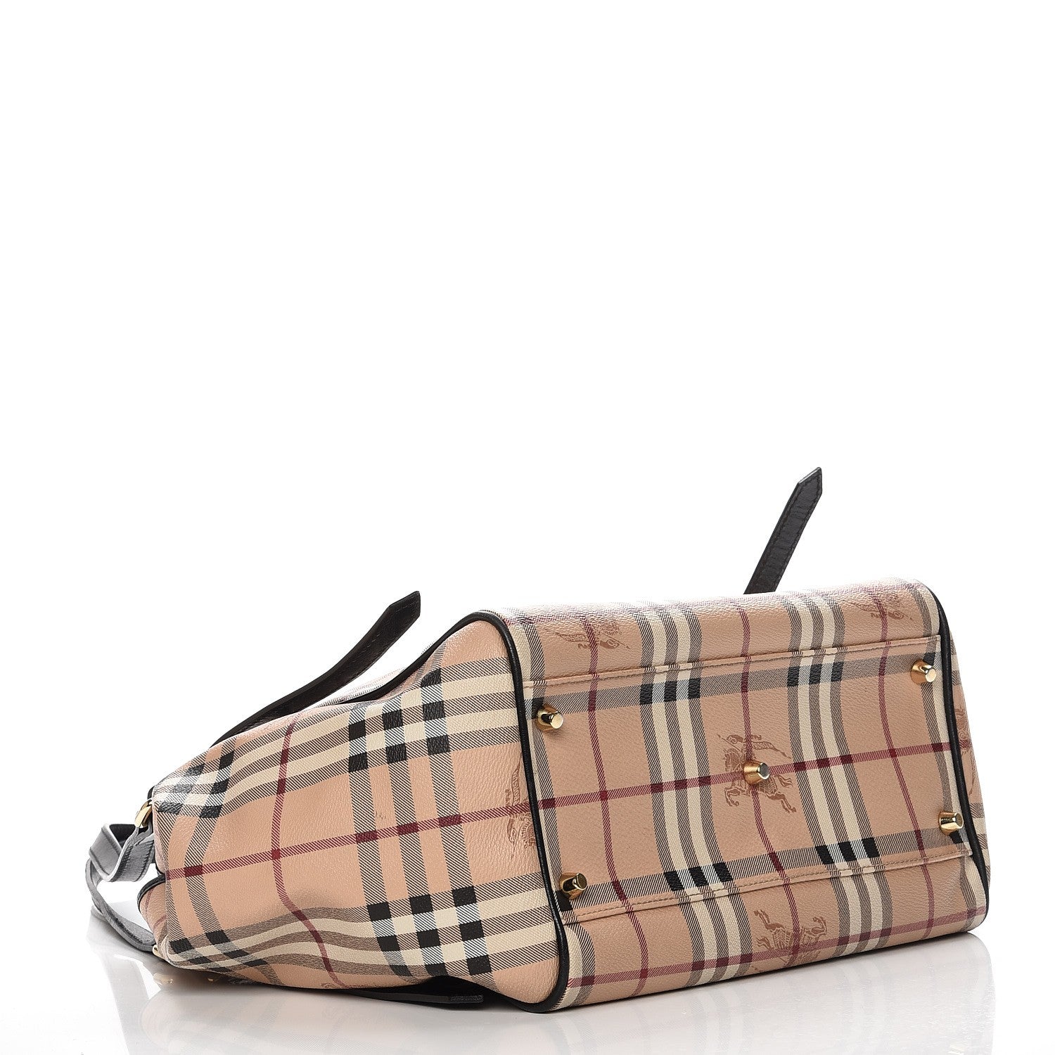 Burberry Haymarket Check Small Canterbury Tote Black 4 of 7