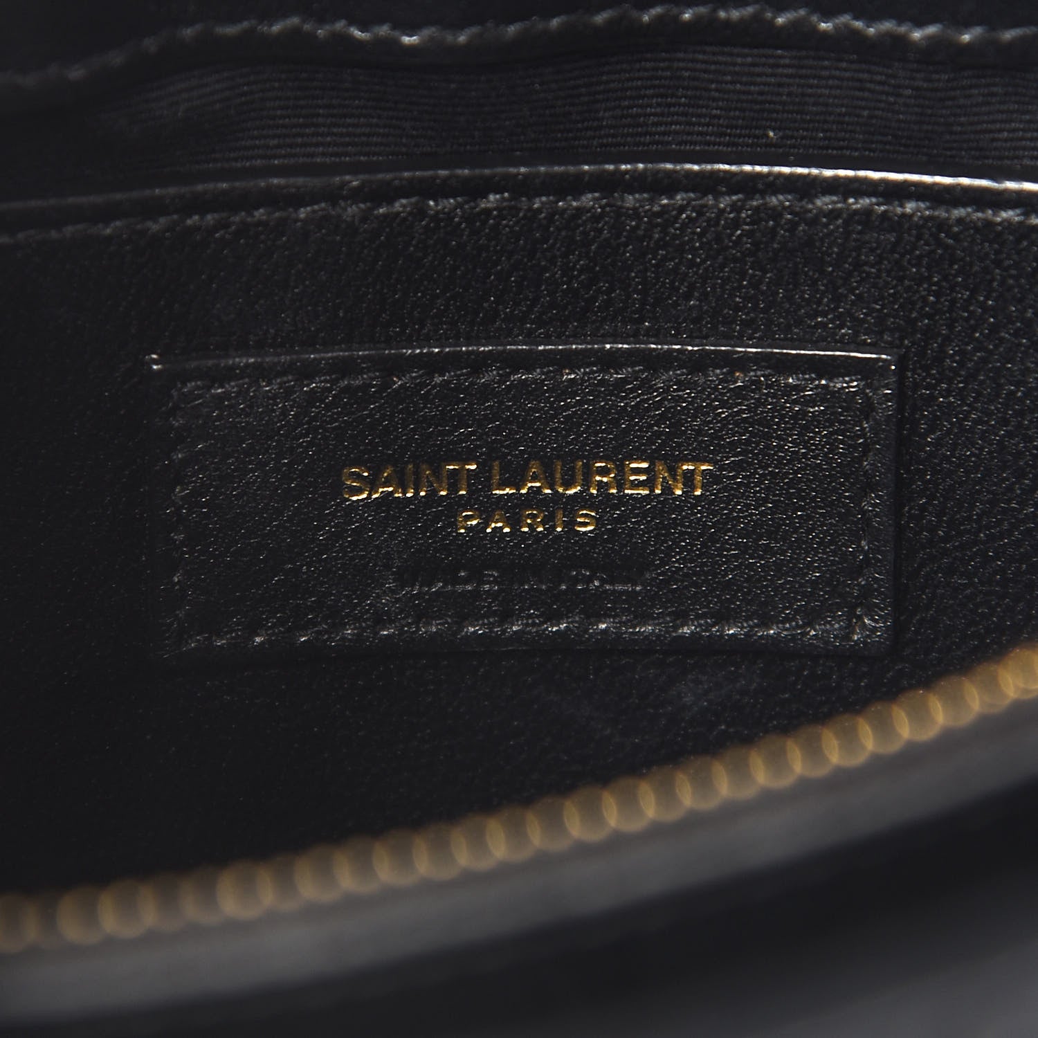 Saint Laurent Calfskin Y Quilted Monogram Small Loulou Chain Satchel Black 6 of 8