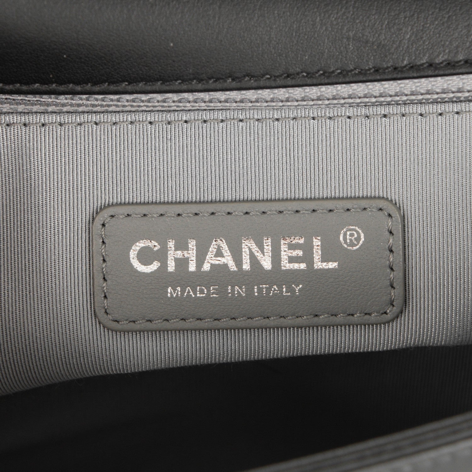 Chanel Calfskin Chevron Quilted New Medium Boy Flap Black 6 of 7
