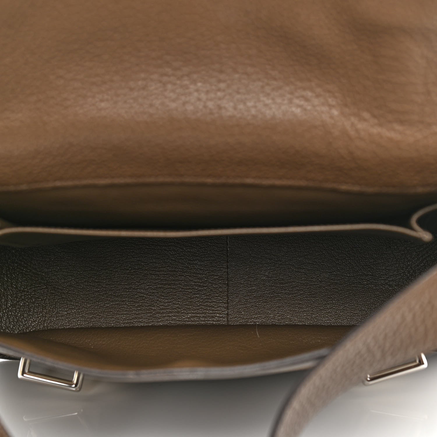 Hermes Taurillon Clemence Steve Caporal Messenger Cacao 5 of 12