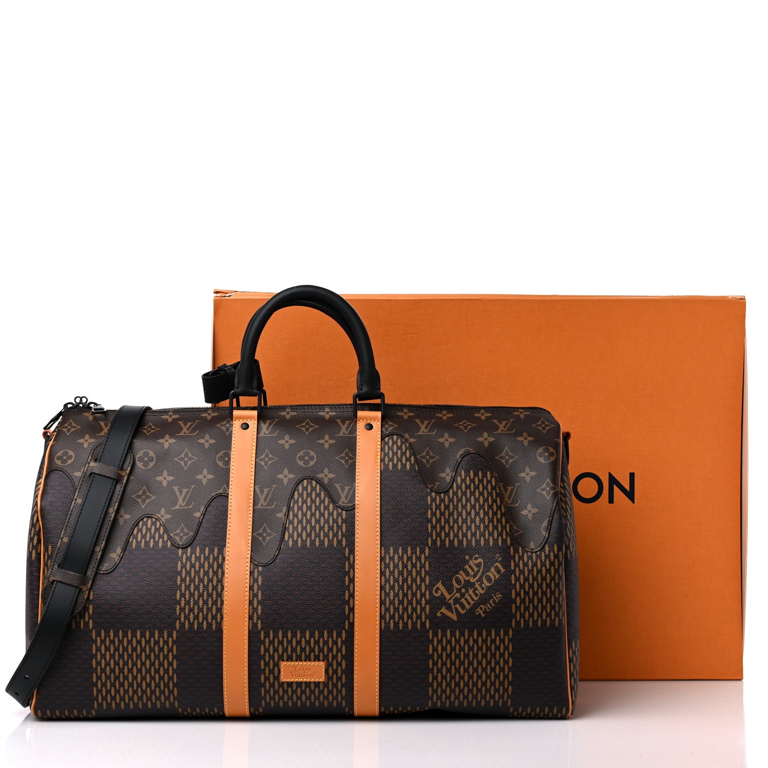 Louis Vuitton x Nigo Giant Damier Ebene Monogram Keepall Bandouliere 50 8 of 8