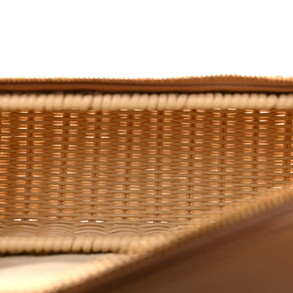 Loro Piana Wicker Calfskin L19 Extra Pocket Pouch Natural 5 of 9