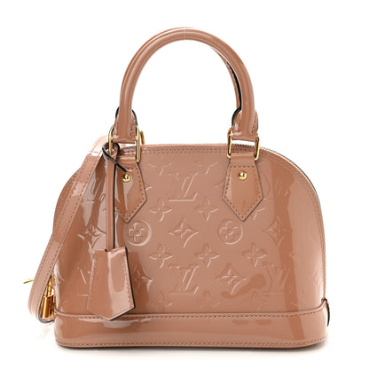 Louis Vuitton Vernis Alma BB Rose Velours 1 of 6