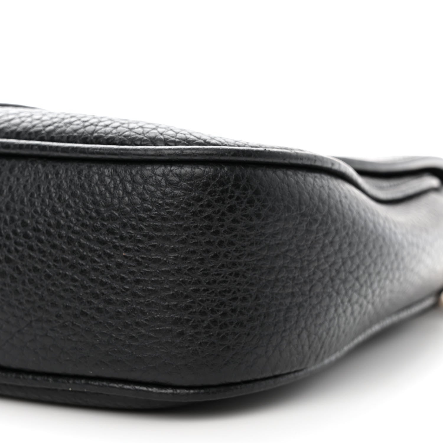 Gucci Pebbled Calfskin Medium Soho Flap Crossbody Black 10 of 10