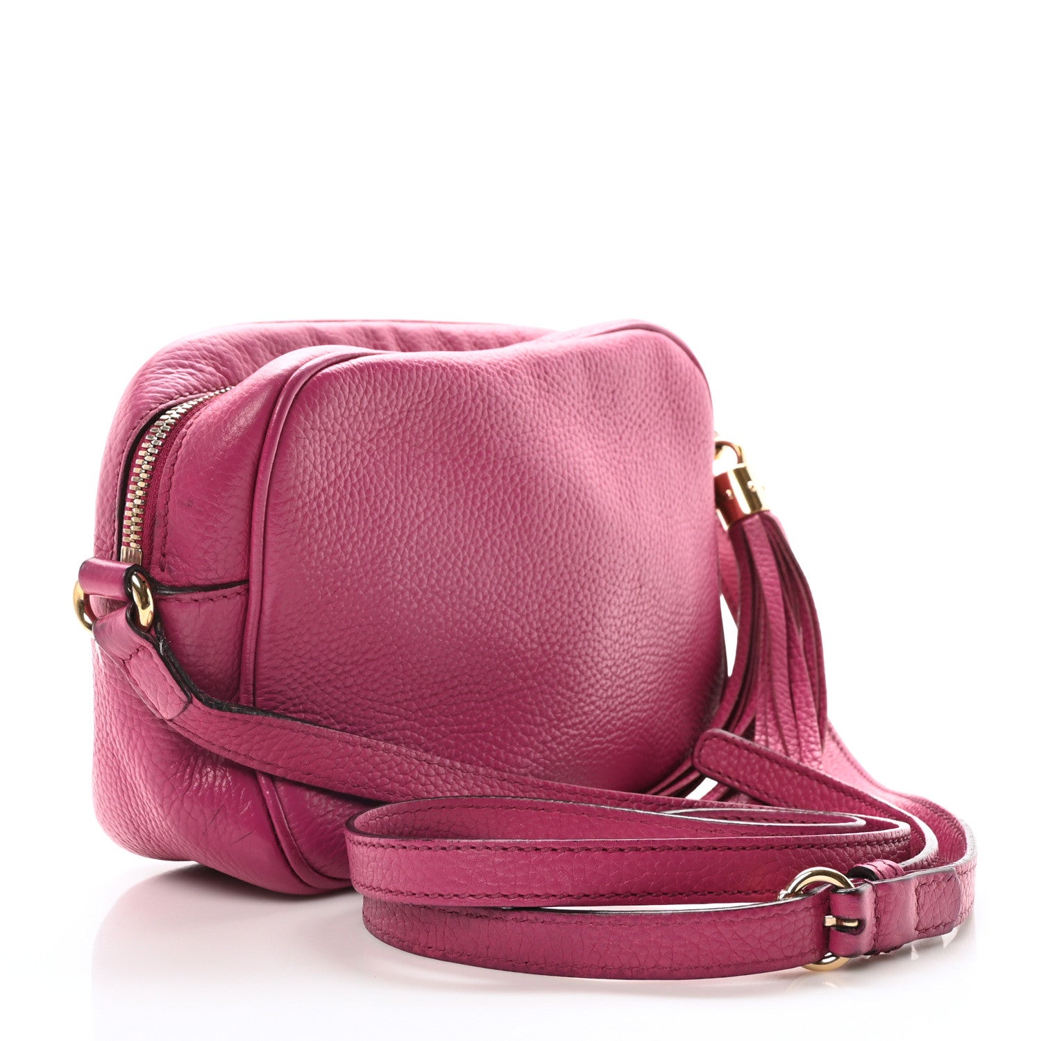 Gucci Cellarius Calfskin Small Soho Disco Bag Bright Bouganville 3 of 11