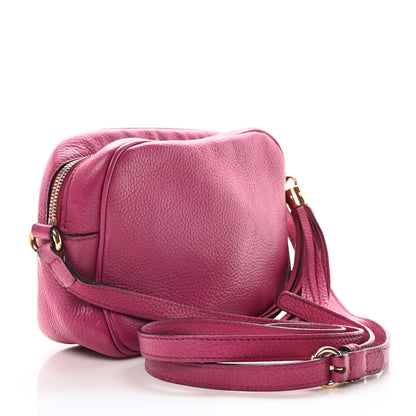 Gucci Cellarius Calfskin Small Soho Disco Bag Bright Bouganville 3 of 11