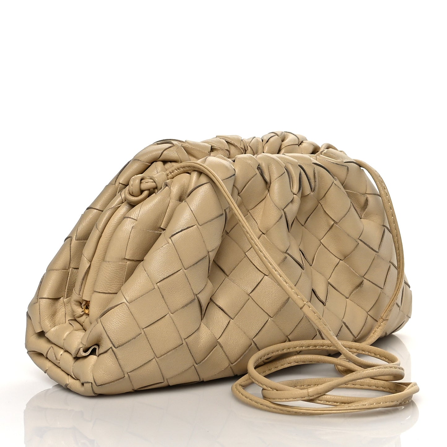 Nappa Intrecciato The Mini Pouch Porridge