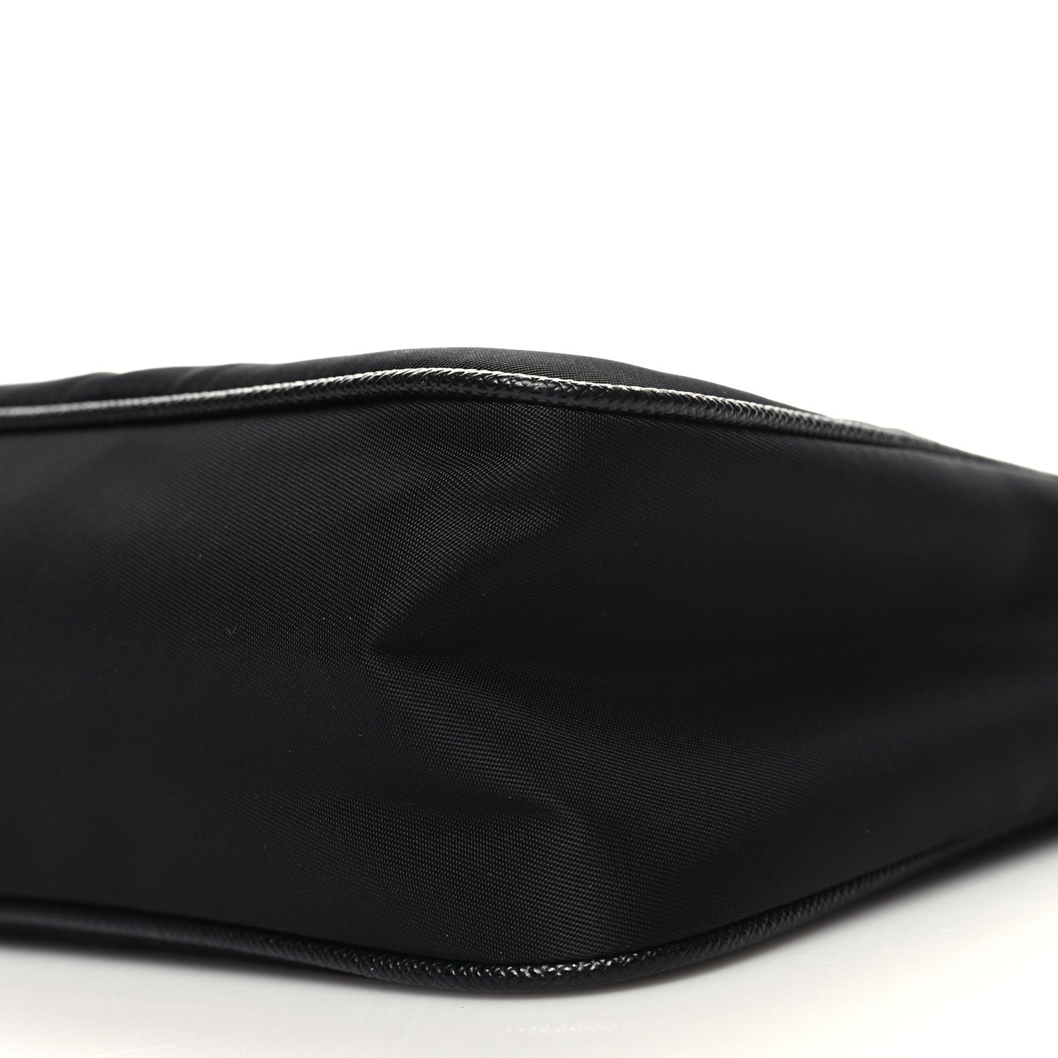 Prada Tessuto Nylon Saffiano Mini Re-Edition 2005 Bag Black 9 of 9
