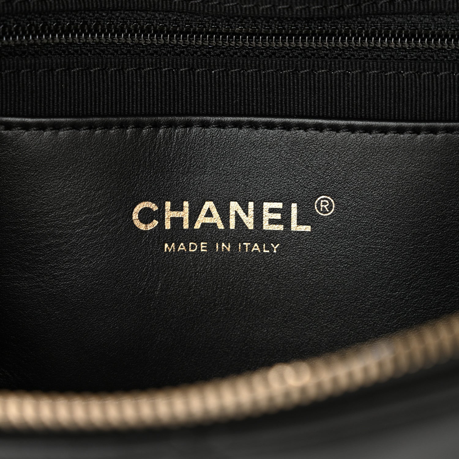 Chanel Lambskin Enamel Quilted Waist Bag Black 6 of 10