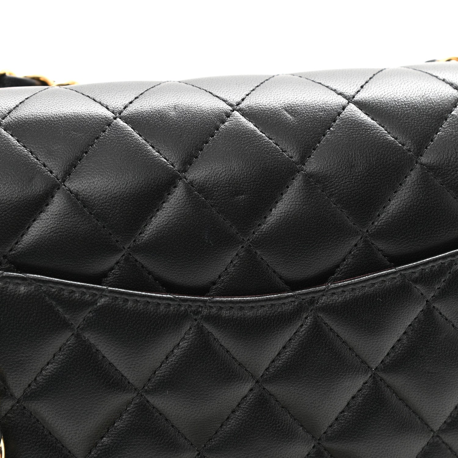 Chanel Lambskin Quilted Small Double Flap Black 11 of 11