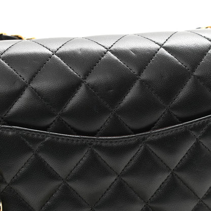 Chanel Lambskin Quilted Small Double Flap Black 11 of 11