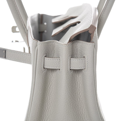 Hermes Togo Birkin 25 Gris Perle 13 of 33