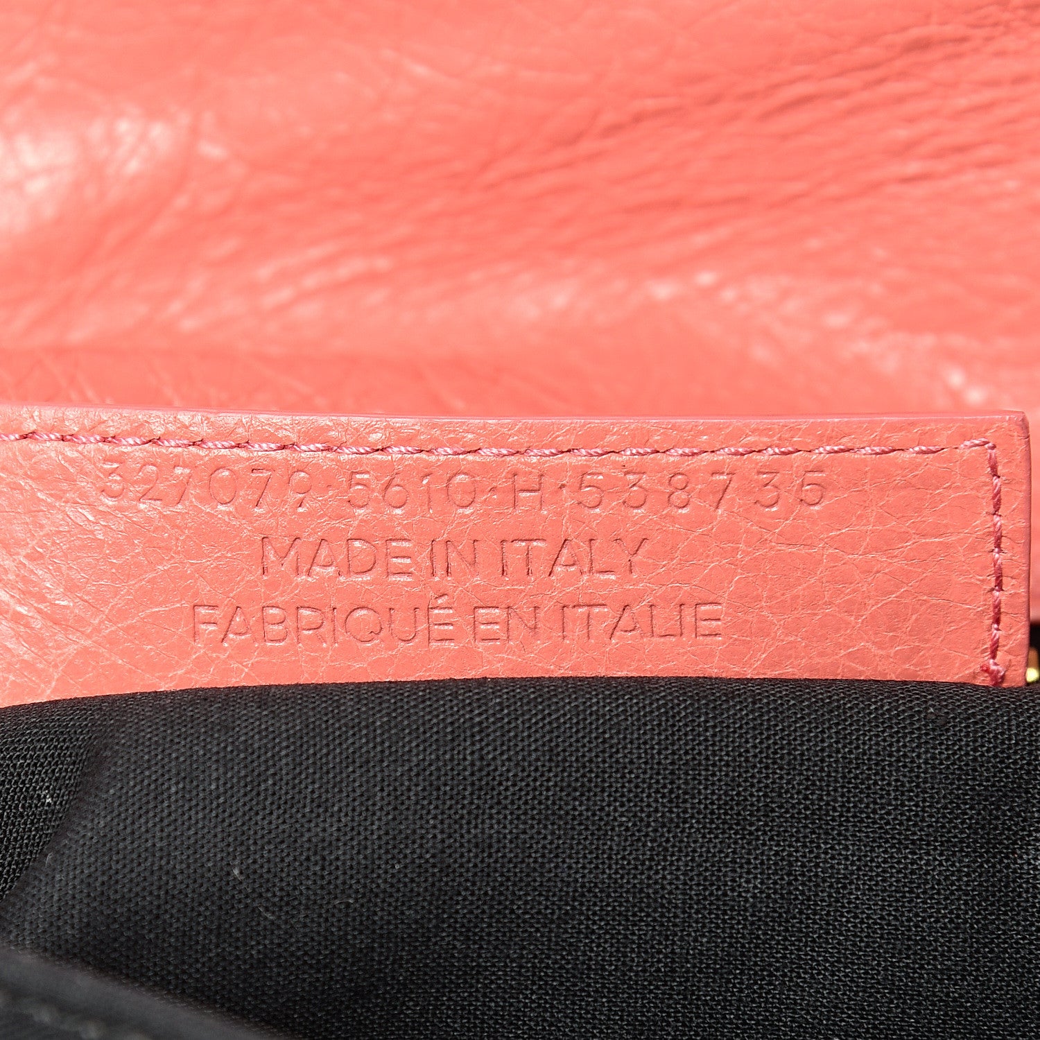 Balenciaga Agneau Giant 12 Gold Hardware Envelope Strap Clutch Rose Azalee 7 of 18