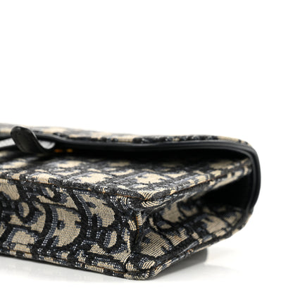 Christian Dior Oblique Saddle Belt Bag Blue 10 of 14