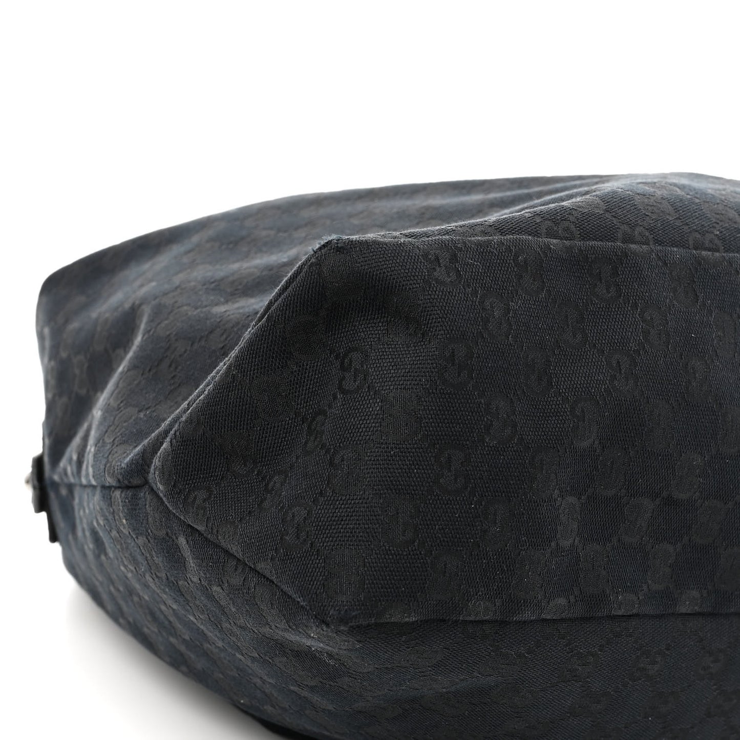 Monogram Large Horsebit Chain Hobo Black