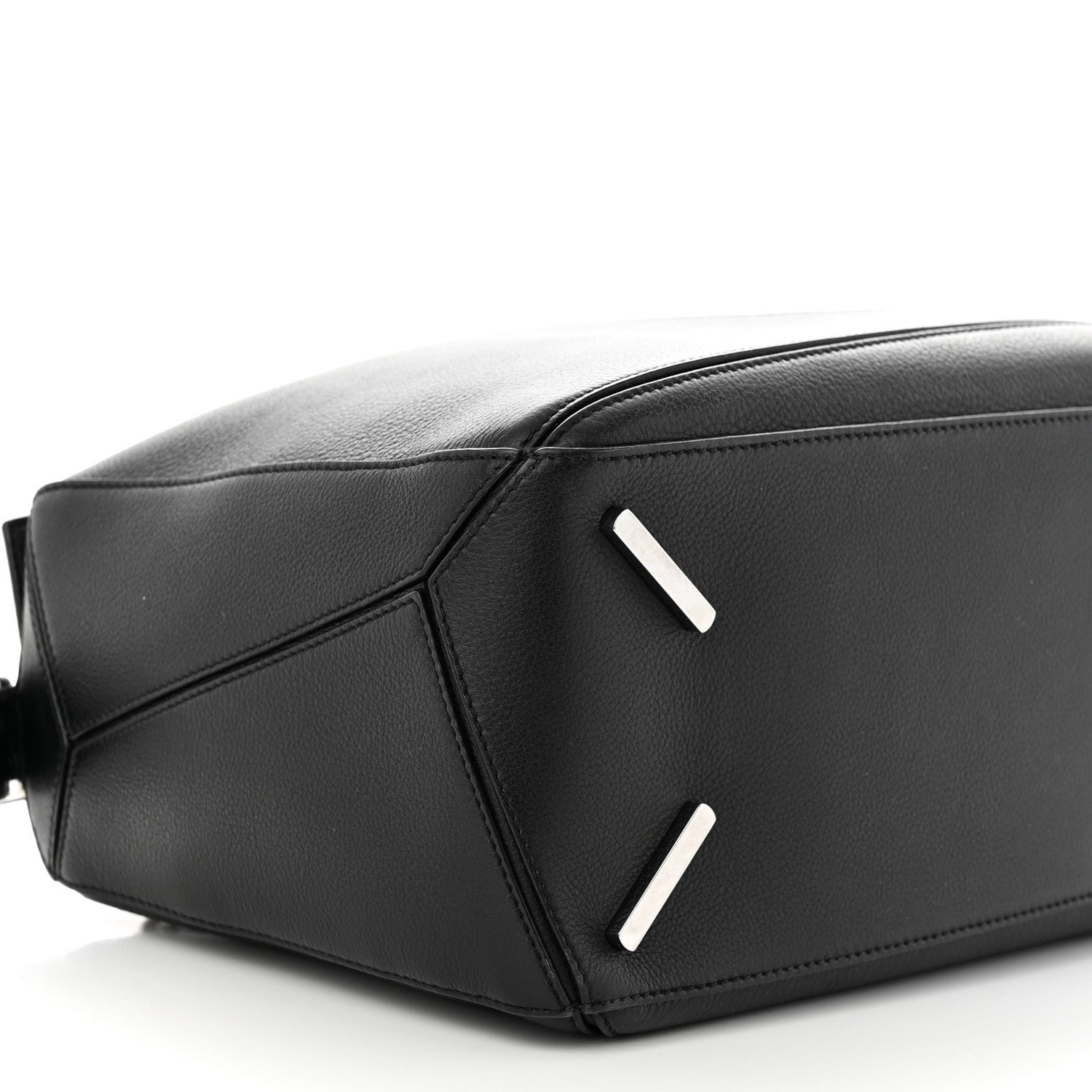 Loewe Calfskin Medium Puzzle Bag Black 9 of 10