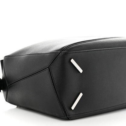 Loewe Calfskin Medium Puzzle Bag Black 9 of 10