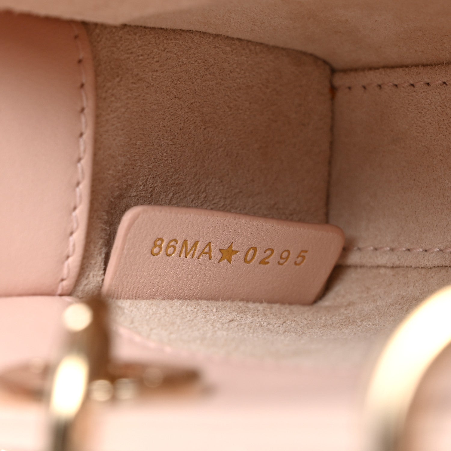 Christian Dior Lambskin Cannage Micro Lady D-Joy Rose Poudre 7 of 10