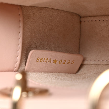 Christian Dior Lambskin Cannage Micro Lady D-Joy Rose Poudre 7 of 10