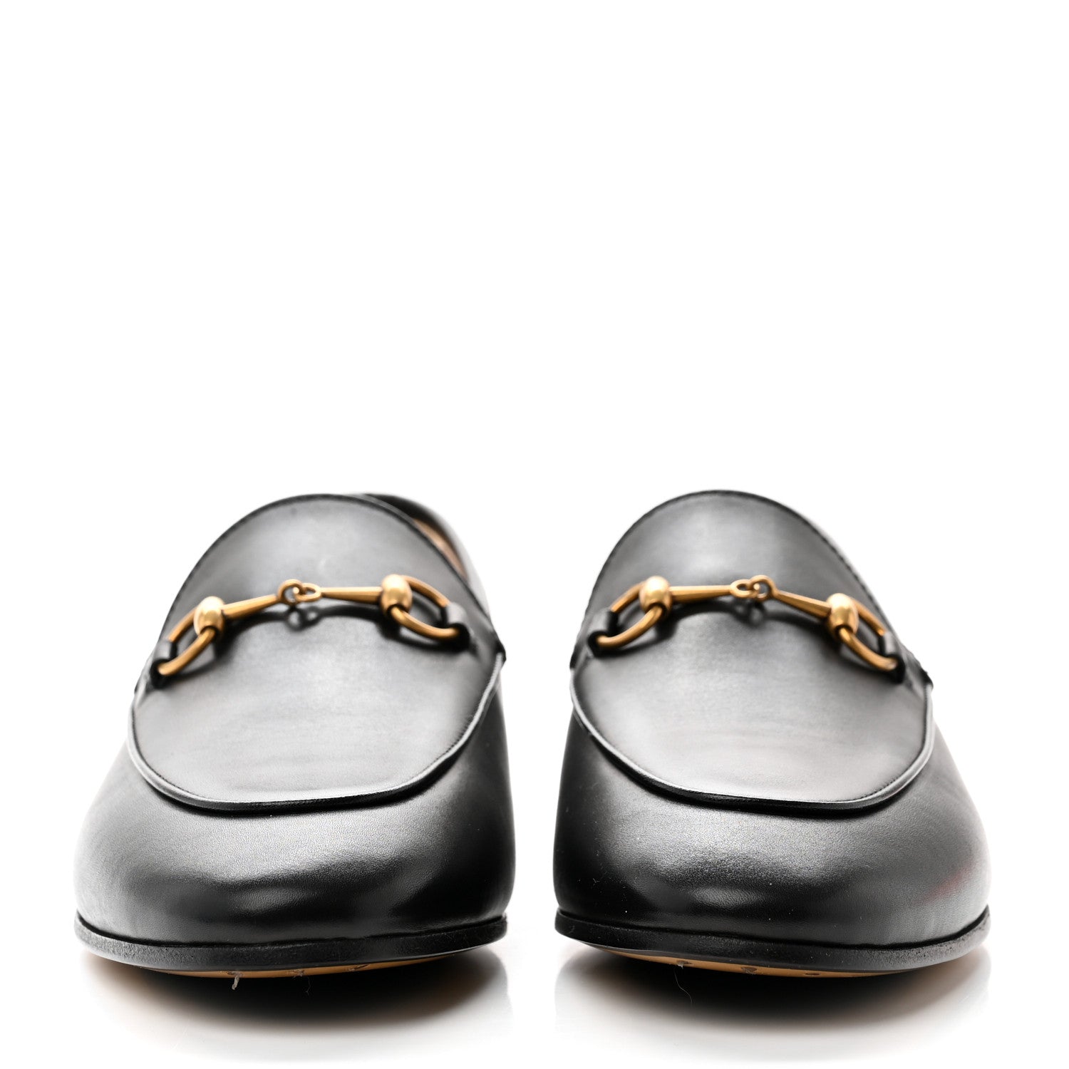 Gucci Calfskin Womens Jordaan Loafers 39 Black 2 of 10