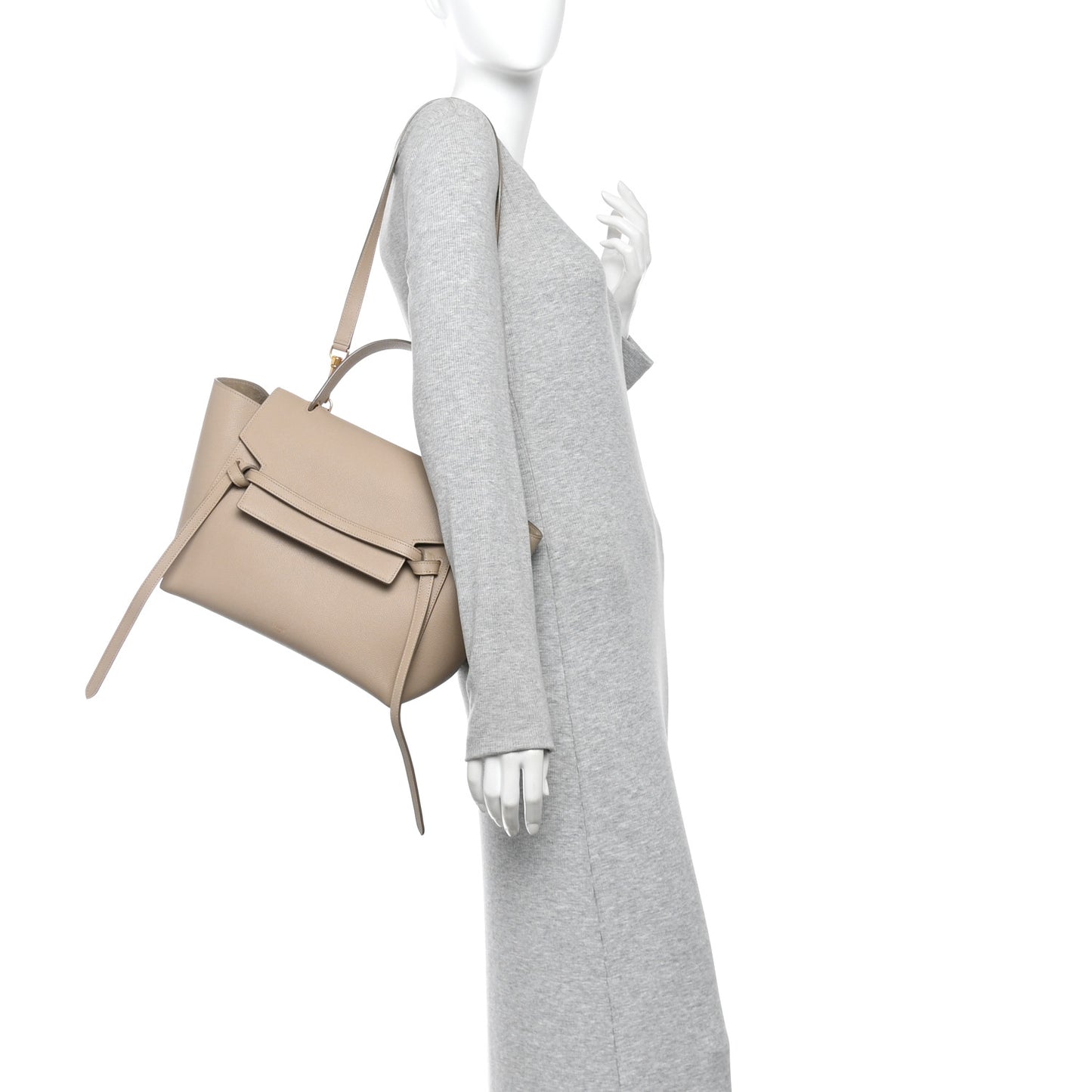 Grained Calfskin Small Belt Bag Dune